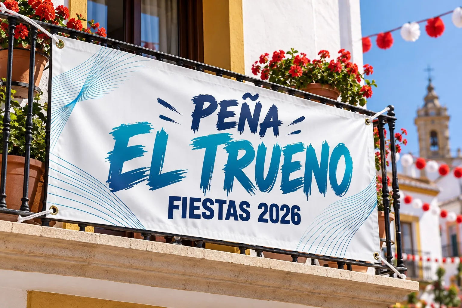 Balcón en fiestas