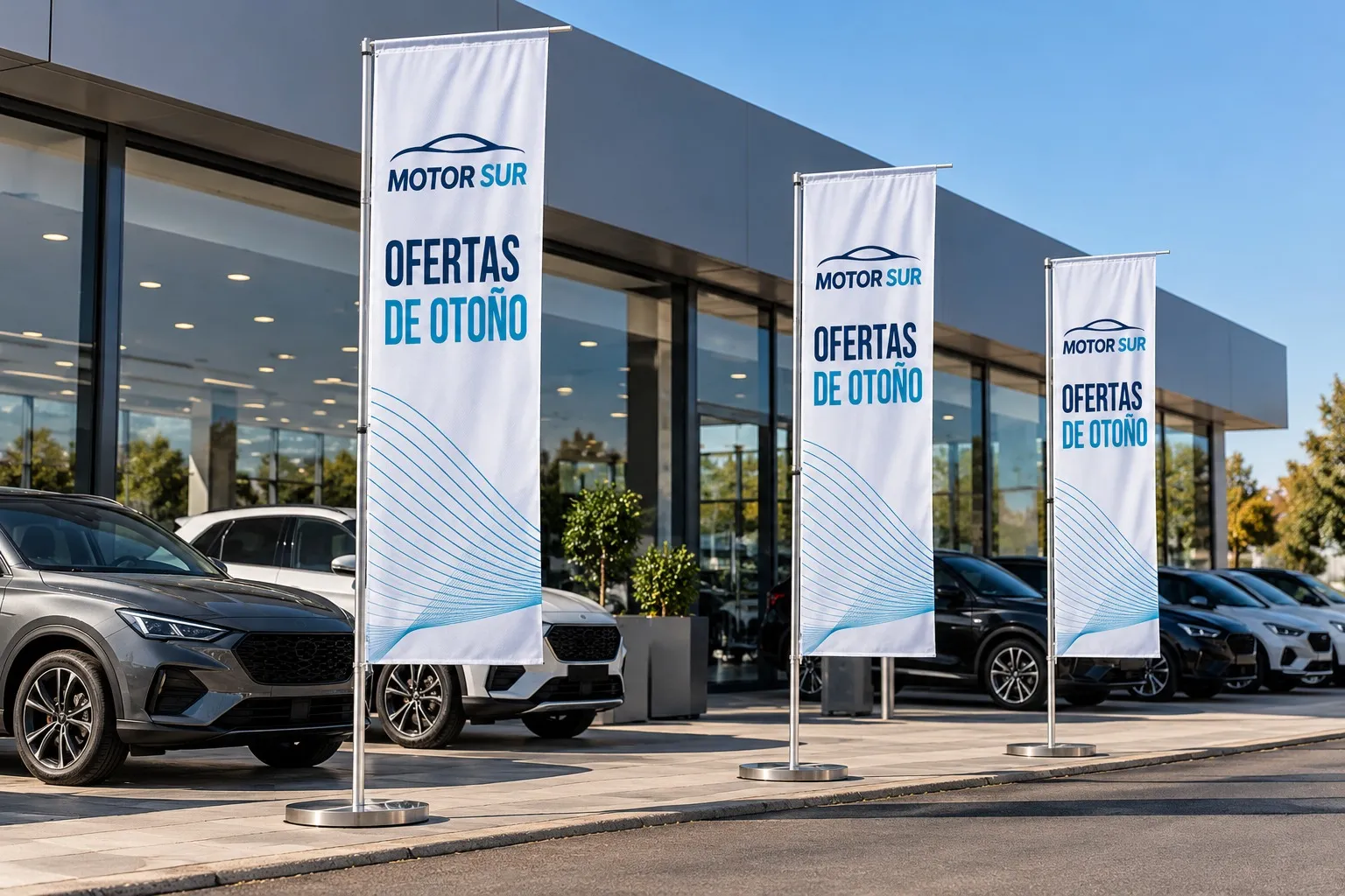 Exposición de un concesionario
