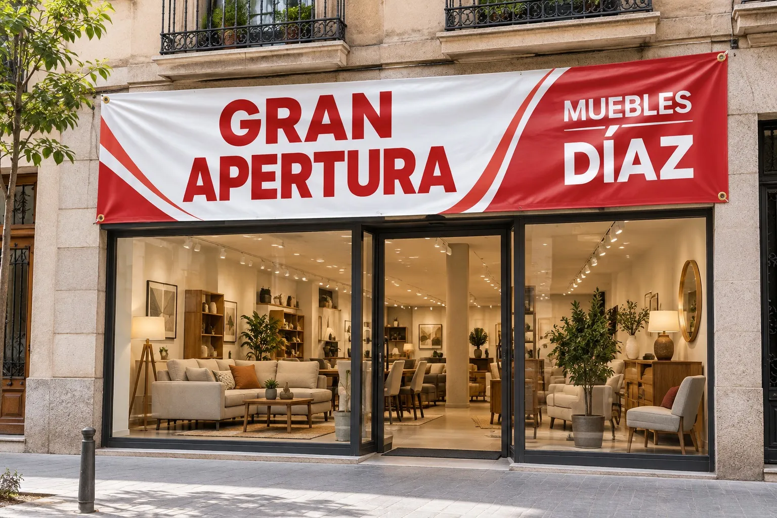 Fachada de un comercio