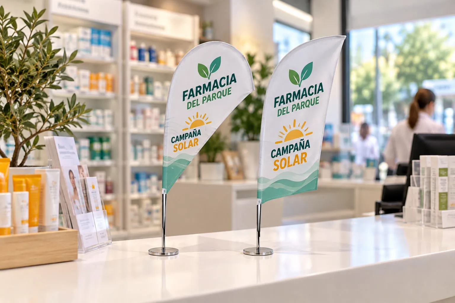 Mostrador de una farmacia